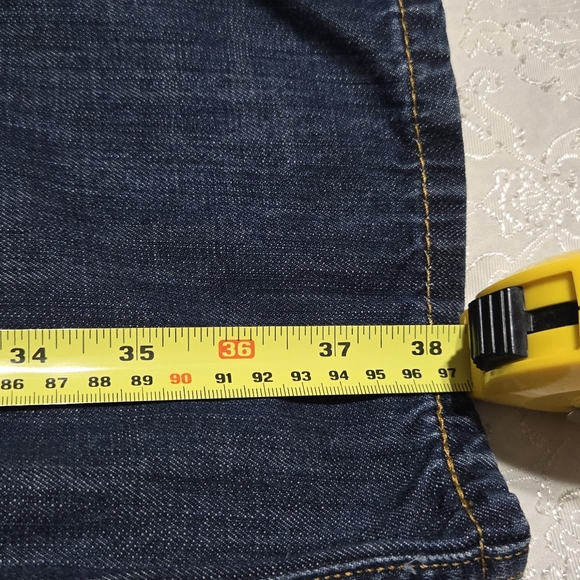 LEVIS 569 Y2K DENIM JEANS 38X30 RELAXED LOOSE FIT STRAIGHT LIGHT WASH - Picture 12 of 16